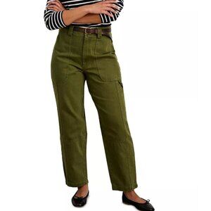 Alex Mill - Pheobe Utility Cotton Cargo Pants - Olive Green - Size 26 - NWOT